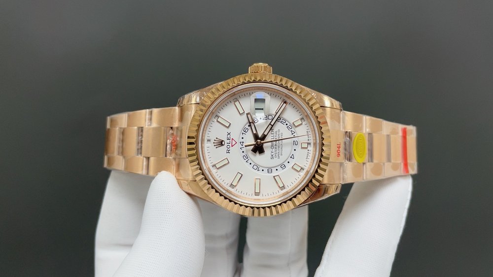 NOOB 롤렉스 스카이드웰러 로즈골드 화이트 42mm 001-283141