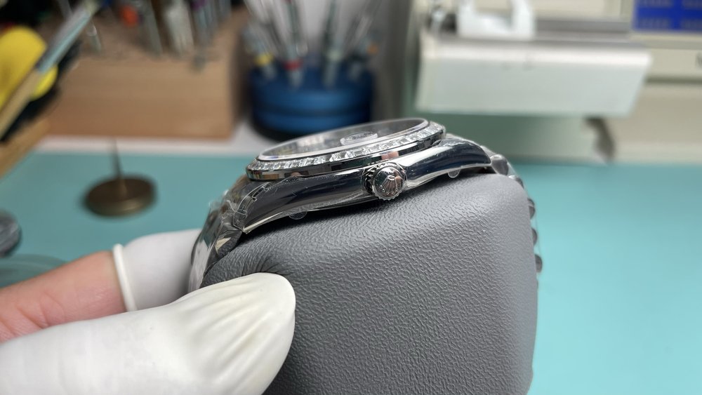 롤렉스 풀 다이아몬드 데이데이트 DD40mm 배중판 001-283144
