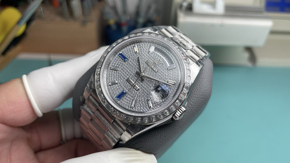 롤렉스 풀 다이아몬드 데이데이트 DD40mm 배중판 001-283144