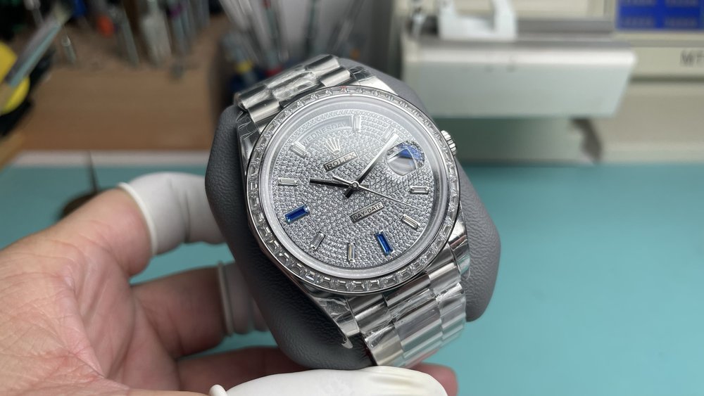 롤렉스 풀 다이아몬드 데이데이트 DD40mm 배중판 001-283144