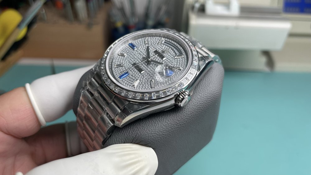 롤렉스 풀 다이아몬드 데이데이트 DD40mm 배중판 001-283144