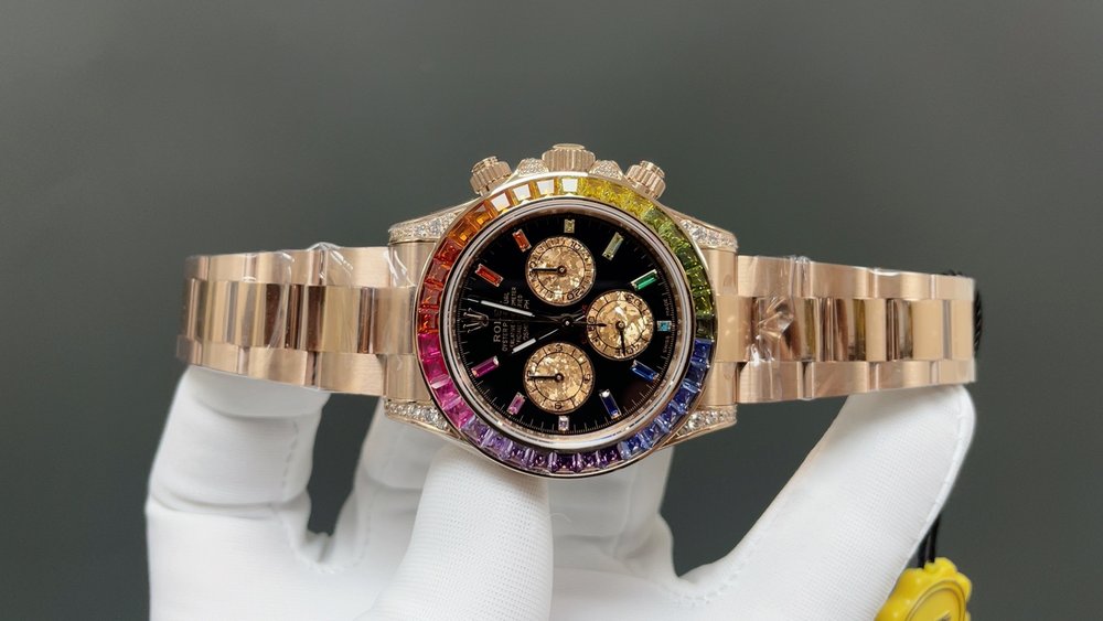 롤렉스 레인보우 데이토나 플래티넘 아이 40mm 001-283162