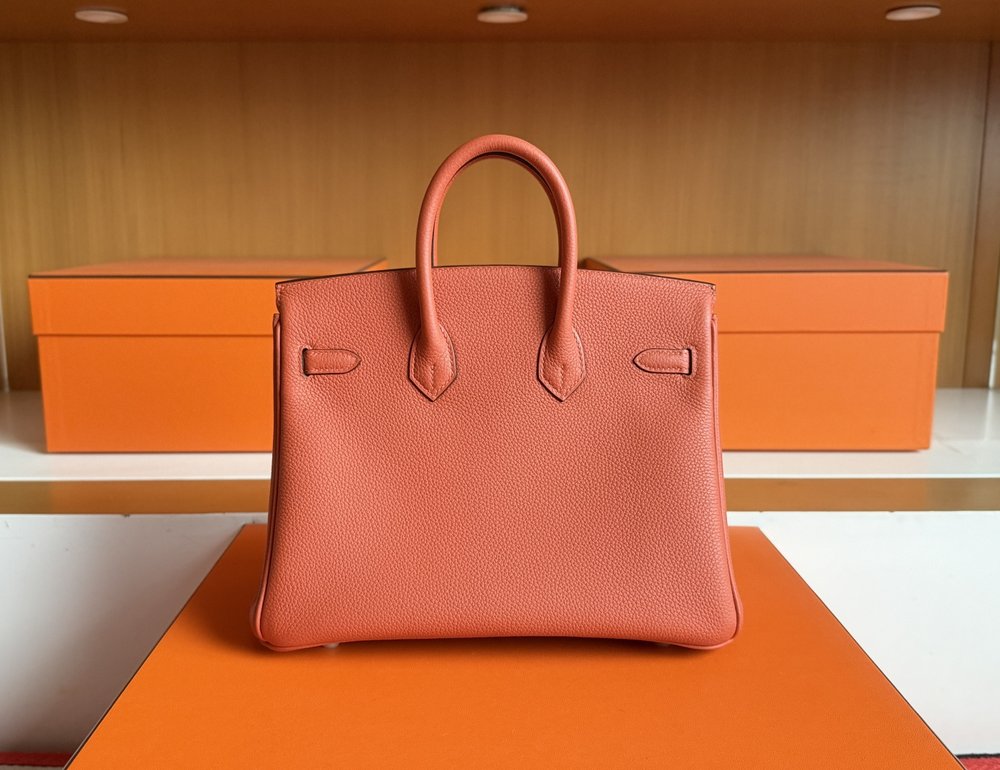 수제 Birkin Togo가죽 골드 버클 가방 001-283230