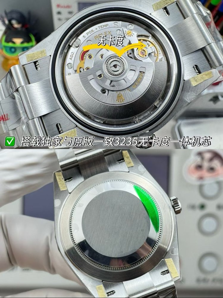 롤렉스 서브마리너 41mm 블랙 그린 서브 V4 버전 001-283242