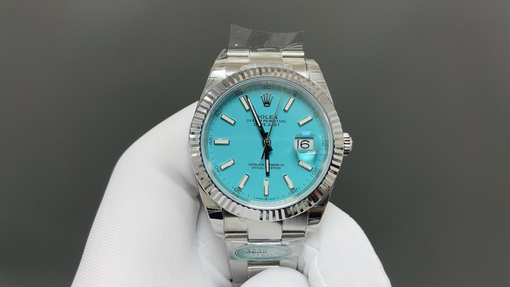 롤렉스 티파니 블루 데이트저스트 41mm 최고 품질 001-283249