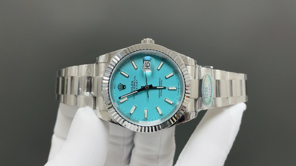 롤렉스 티파니 블루 데이트저스트 41mm 최고 품질 001-283249