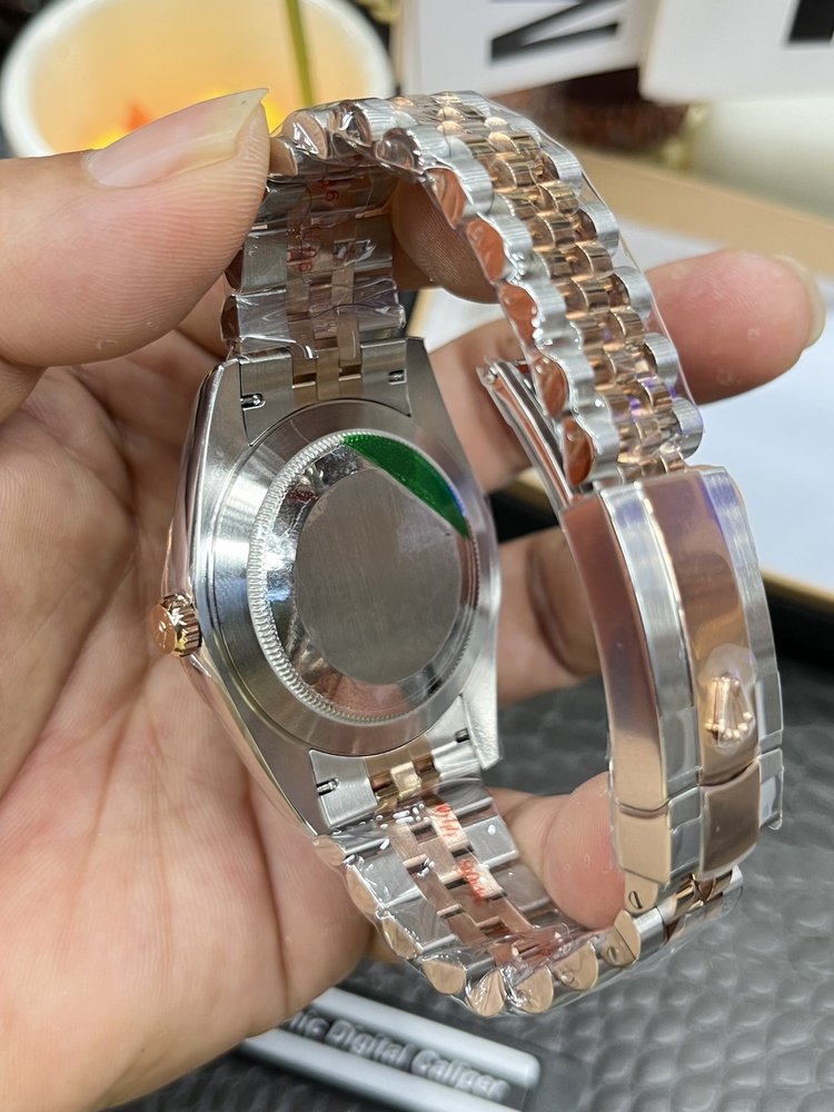 롤렉스 데이트저스트 41mm 로즈골드 브라운 다이얼 오 001-283303