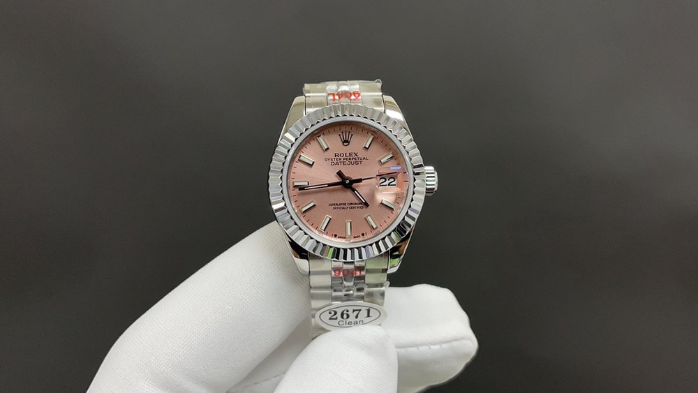 롤렉스 데이저스트 핑크 다이얼 28mm 최고급 품질 001-283306