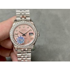 TWS 롤렉스 28mm 데이트저스트 여성용 시계 001-283307