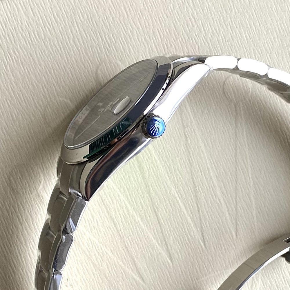 롤렉스 데이트저스트 41mm 그린 다이얼 시계 001-283329