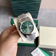 롤렉스 데이트저스트 41mm 그린 다이얼 시계 001-283329