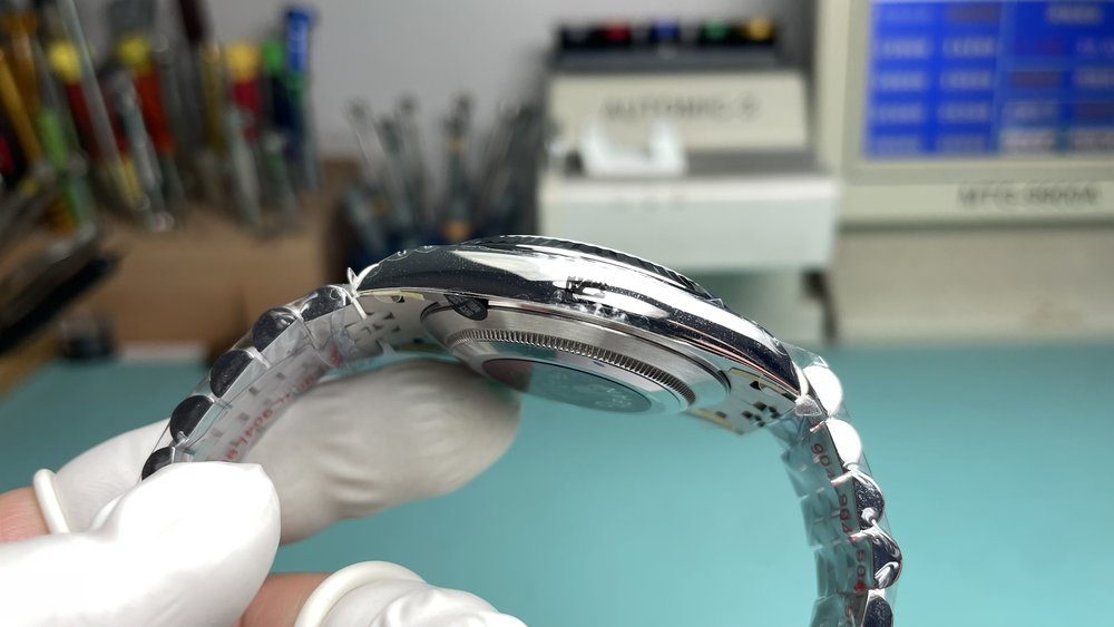 롤렉스 데이트저스트 41mm 블루 다이얼 시계 001-283361