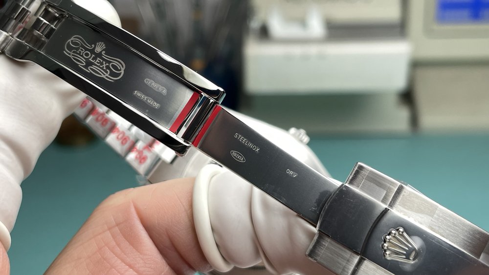 롤렉스 데이트저스트 41mm 블루 다이얼 시계 001-283361