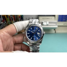 롤렉스 데이트저스트 41mm 블루 다이얼 시계 001-283361