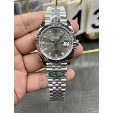 롤렉스 데이트저스트 그레이 다이아몬드 41mm 오토매틱 001-283362