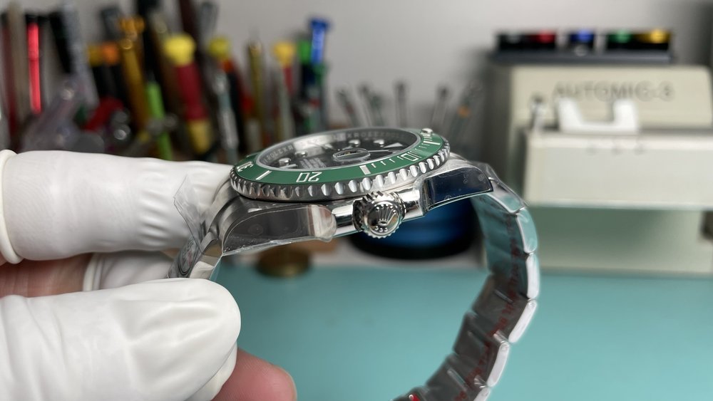 분C 롤렉스 서브마리너 그린 41mm 일체형 무브먼트 001-283366