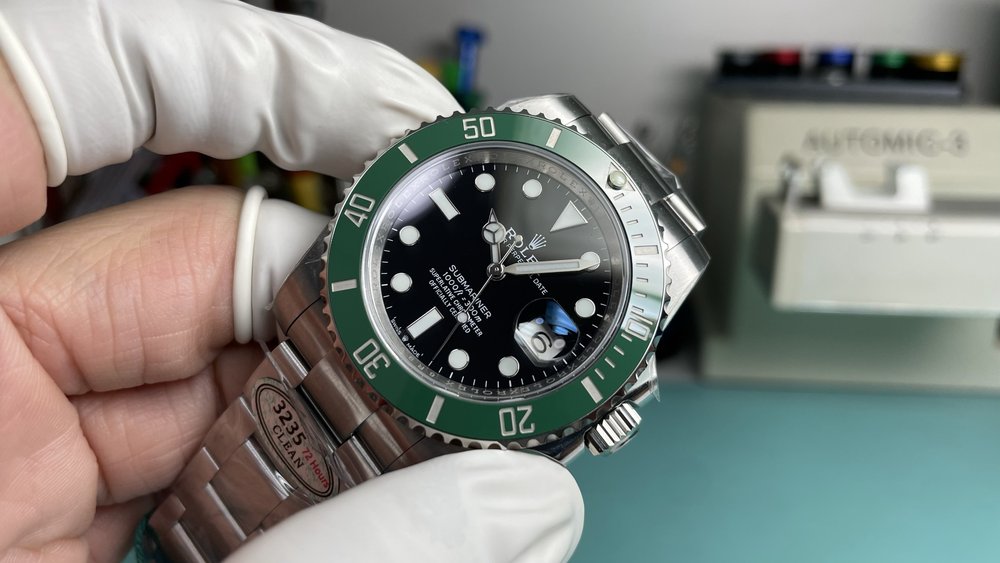 분C 롤렉스 서브마리너 그린 41mm 일체형 무브먼트 001-283366