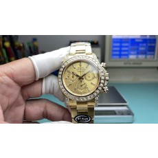 롤렉스 데이토나 중량 버전 골드 다이아몬드 케이스 시계 001-283371