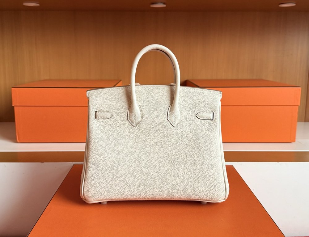 Birkin 크림 화이트 Togo 가죽 골드 버클 25 001-283401