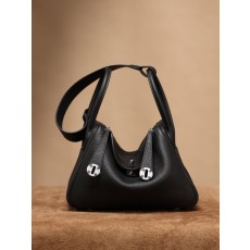 에르메스 Lindy 26cm 블랙골드실버 버클백 001-283408