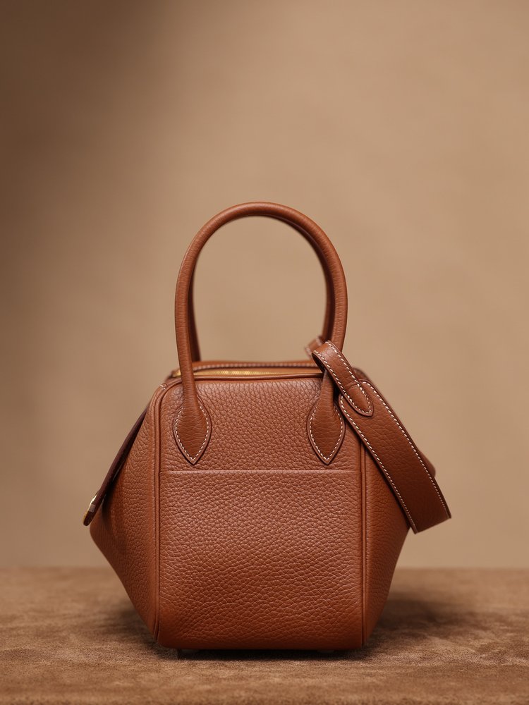 에르메스 린디 골드브라운 골드버클 26cm 001-283417
