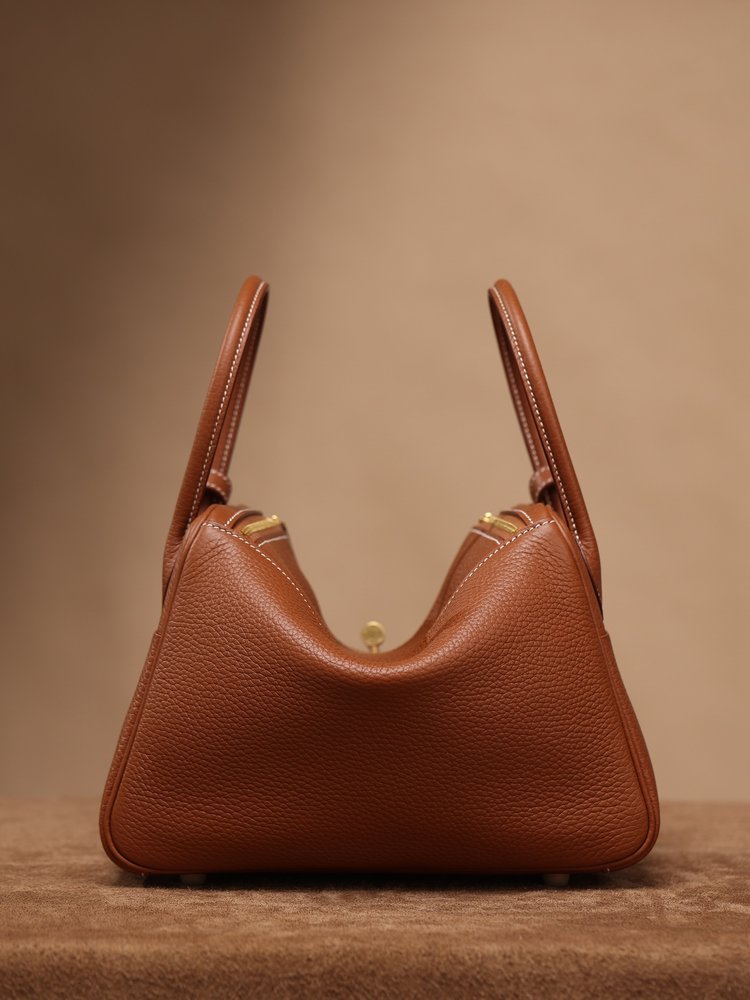 에르메스 린디 골드브라운 골드버클 26cm 001-283417