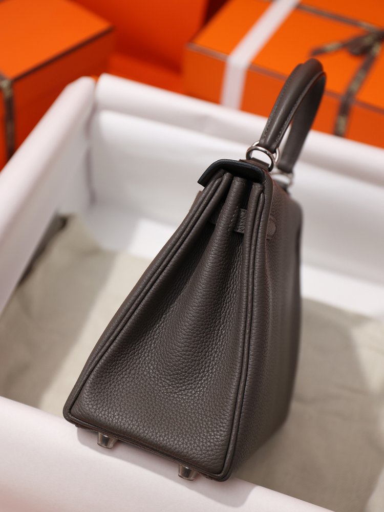 에르메스 켈리 25cm 인테리어 솔베르 그레이 실버 버 001-283422