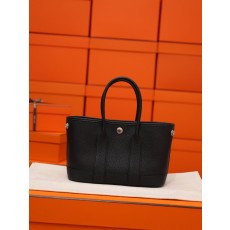 가든 파티 23cm 블랙 풀레더백 001-283434