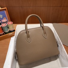 에르메스 볼리드 25cm 브라운 실버락 체인백 001-283439