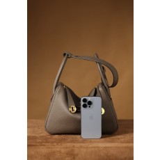 에르메스 Lindy 26cm 틴웨어 골드 하드웨어 채널 001-283440