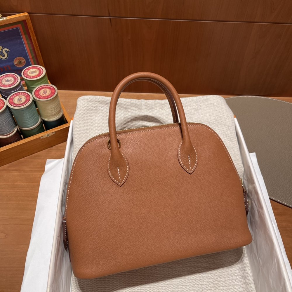 에르메스 볼리드 25cm 골드브라운 최고 버전 001-283443