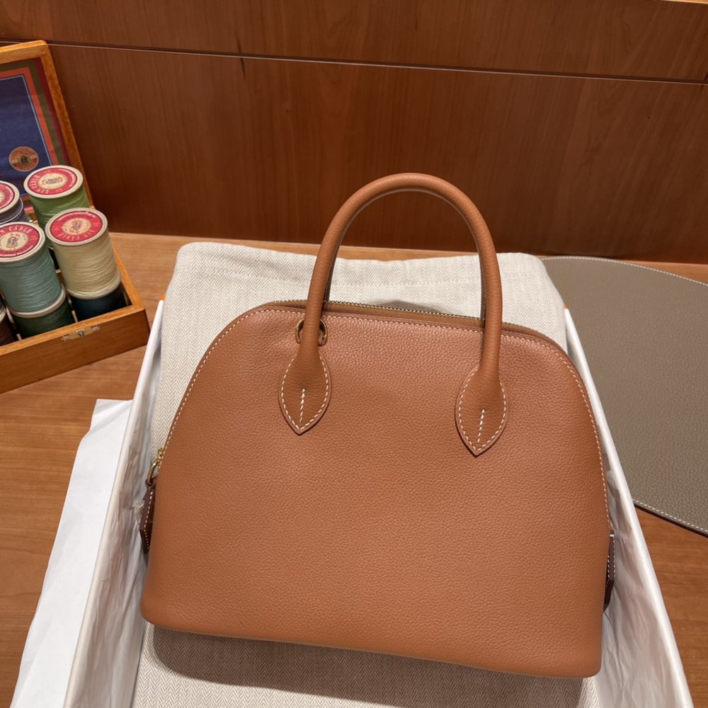 에르메스 볼리드 25cm 골드브라운 최고 버전 001-283443