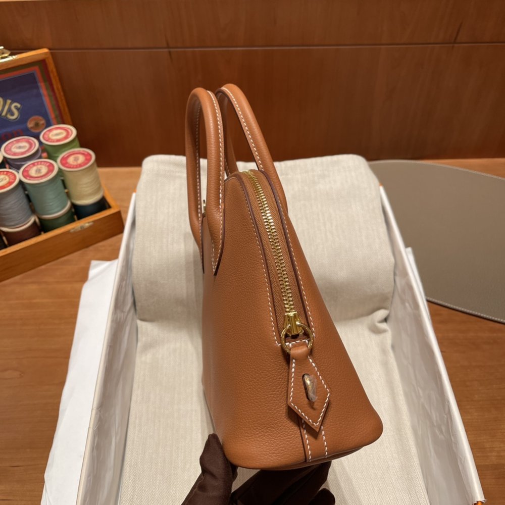 에르메스 볼리드 25cm 골드브라운 최고 버전 001-283443