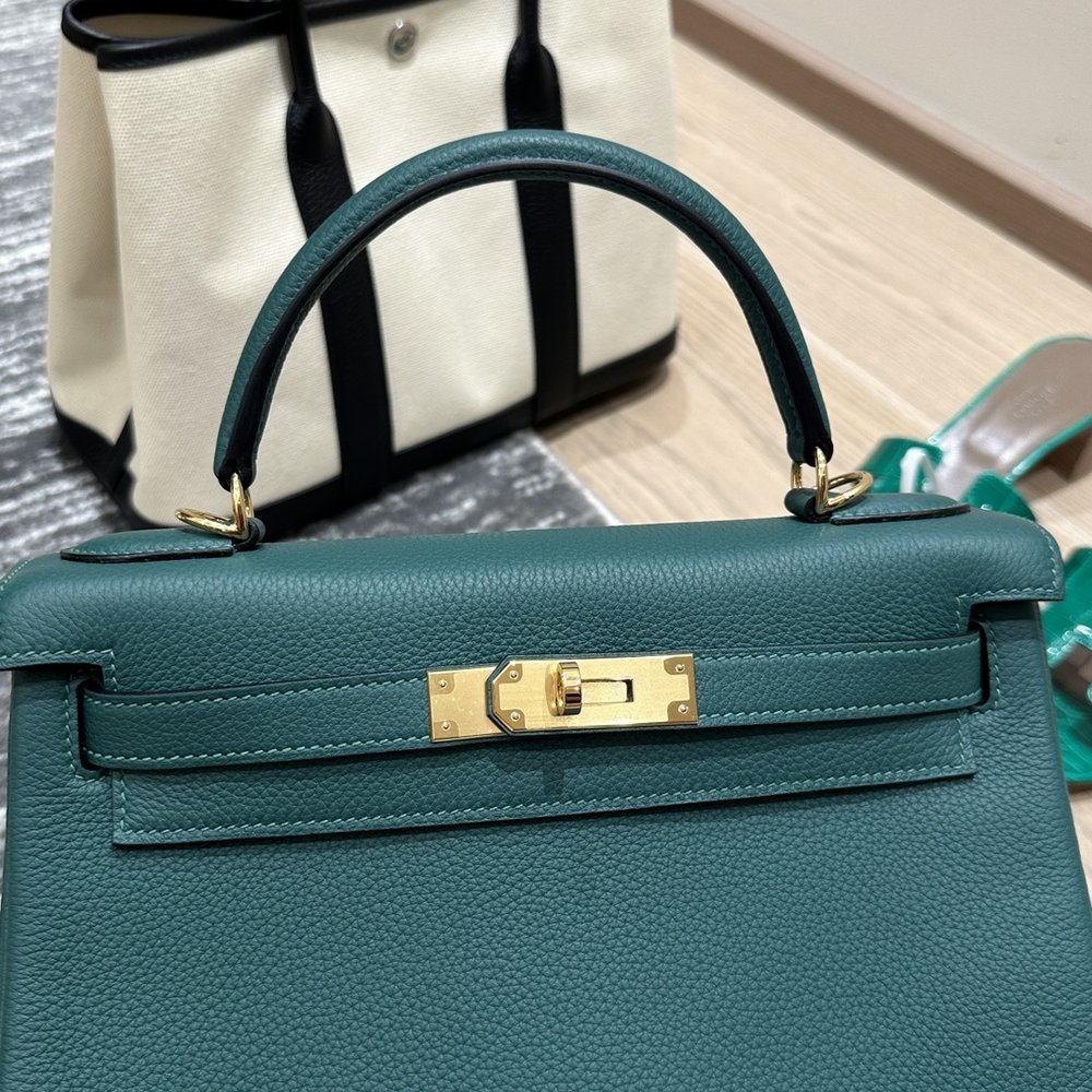 켈리 28cm 공작블루 골드 핸드메이드 001-283448