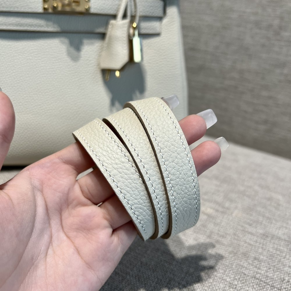 화이트 켈리 25cm 핸드메이드 백 001-283449