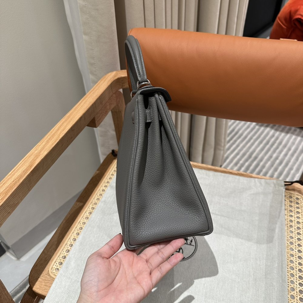 켈리 28cm 그뤼 마이어 토고 실버 버클 수제 001-283461