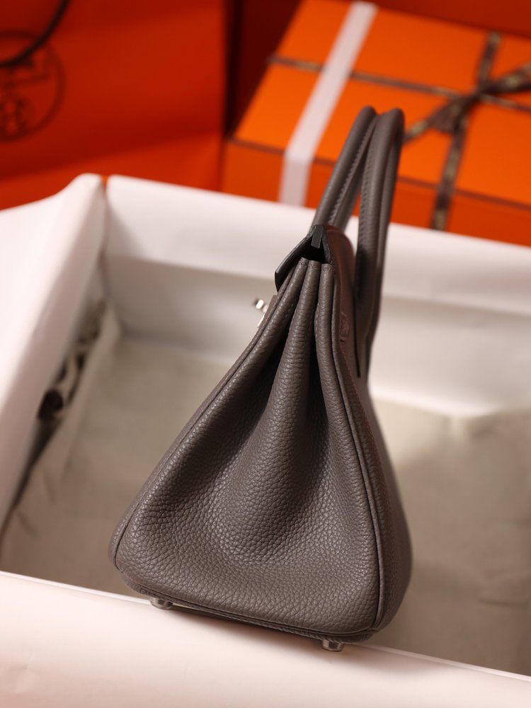 버킨 25cm 석기회색 실버버클 001-283602