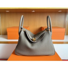 린디 30cm 엘레팡 그레이 골드 버클 백 001-283605