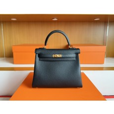 켈리 25cm 블루 토고 가죽 골드 버클 001-283612