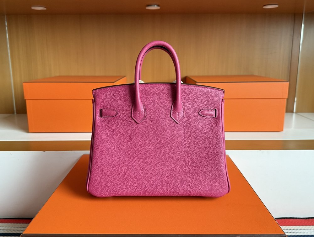 토고 가죽 골드 버클 핸드메이드 백 25cm 001-283615