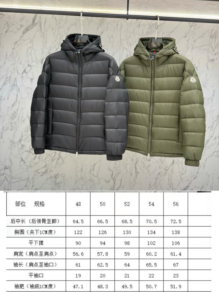 Monc1er 슬림핏 다운 자켓 001-283632