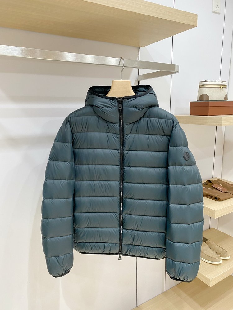 몽클레어 후드 가로 스티치 다운 점퍼 001-283646