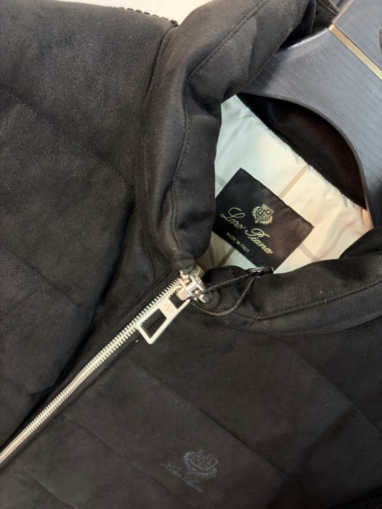 Loro Piana 니트 패딩 점퍼 검정색 001-283720