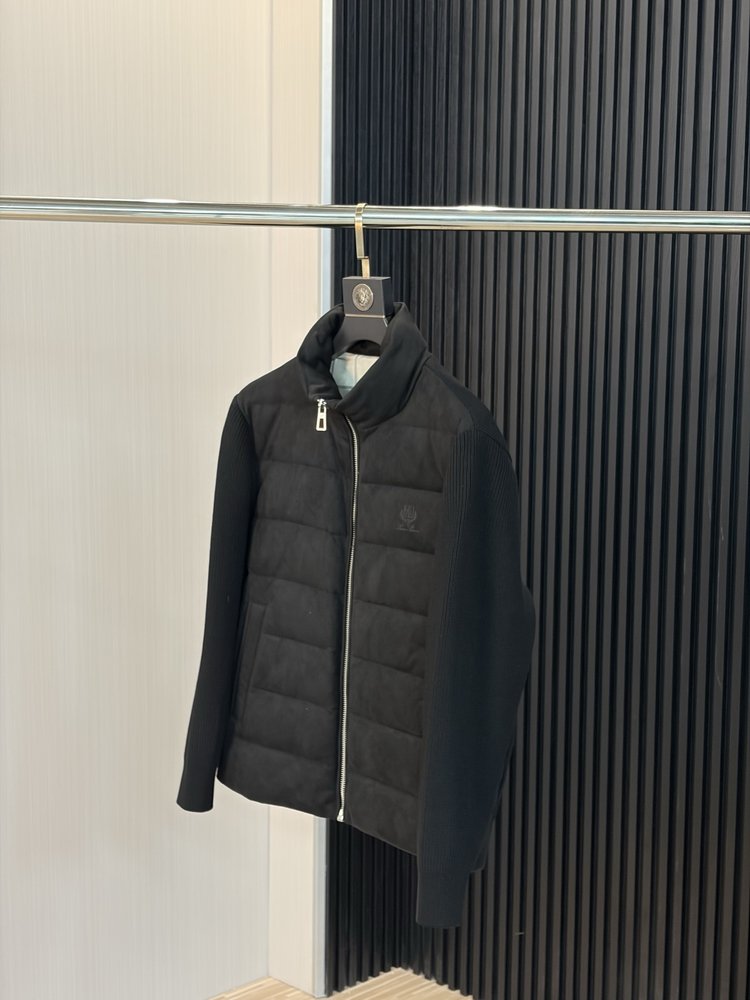 Loro Piana 니트 패딩 점퍼 검정색 001-283720