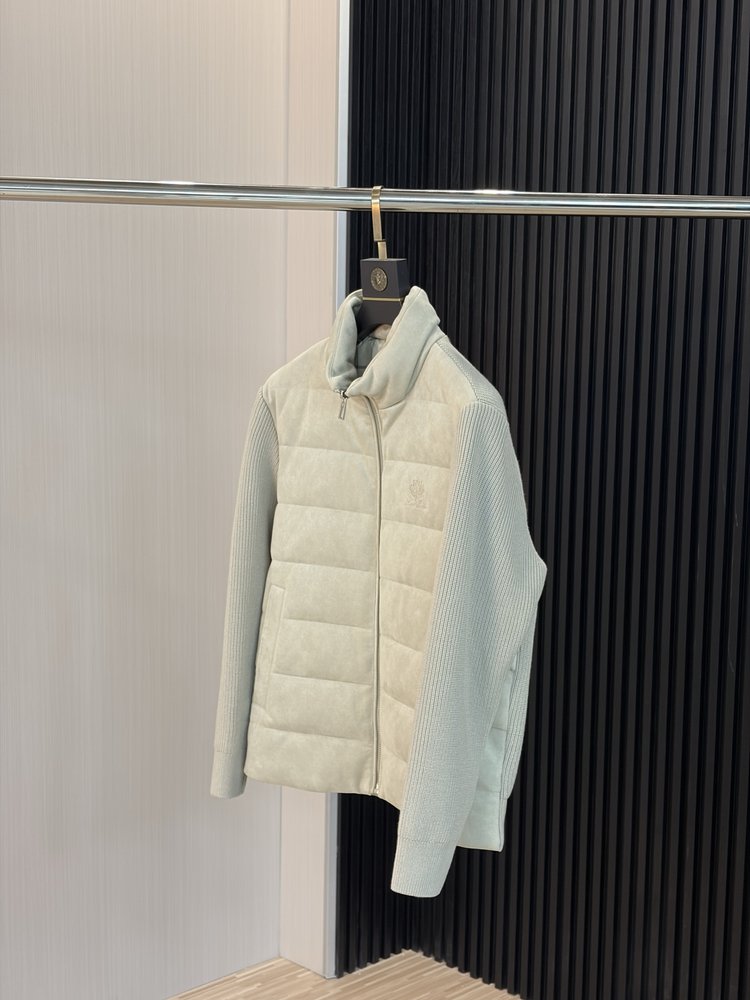 Loro Piana 니트 다운 재킷 001-283721