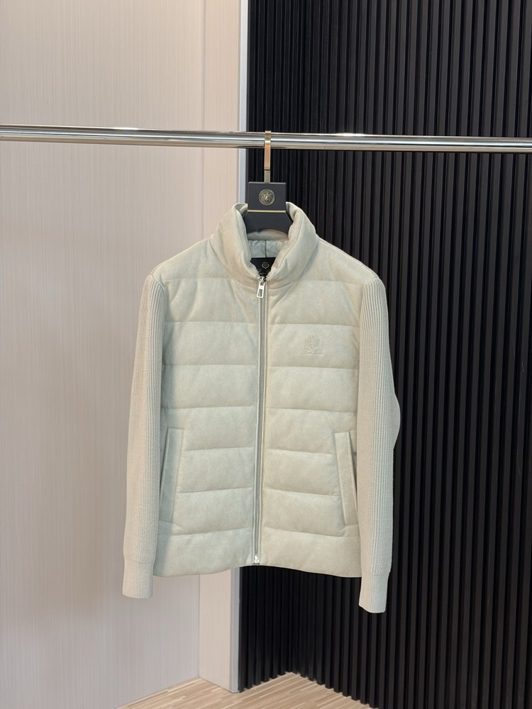 Loro Piana 니트 다운 재킷 001-283721
