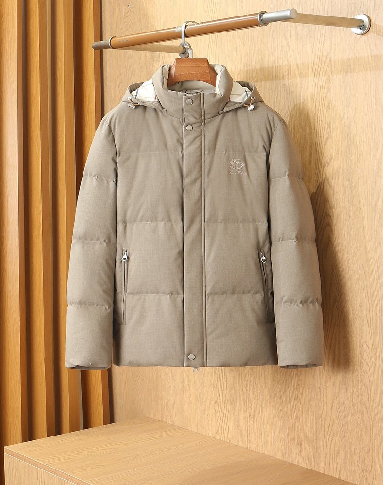 Loro Piana 후드 다운 패딩 자켓 001-283722