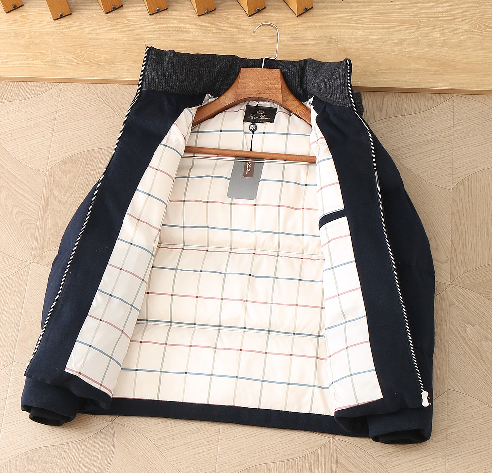 Loro Piana 울 후드 다운 자켓 001-283724