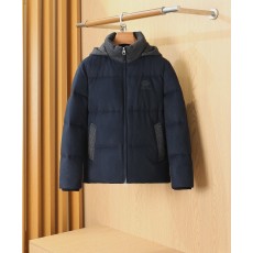 Loro Piana 울 후드 다운 자켓 001-283724