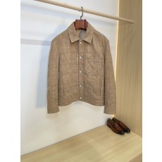 LV 그레이 톤 빈티지 양피 작업복 재킷 001-283749